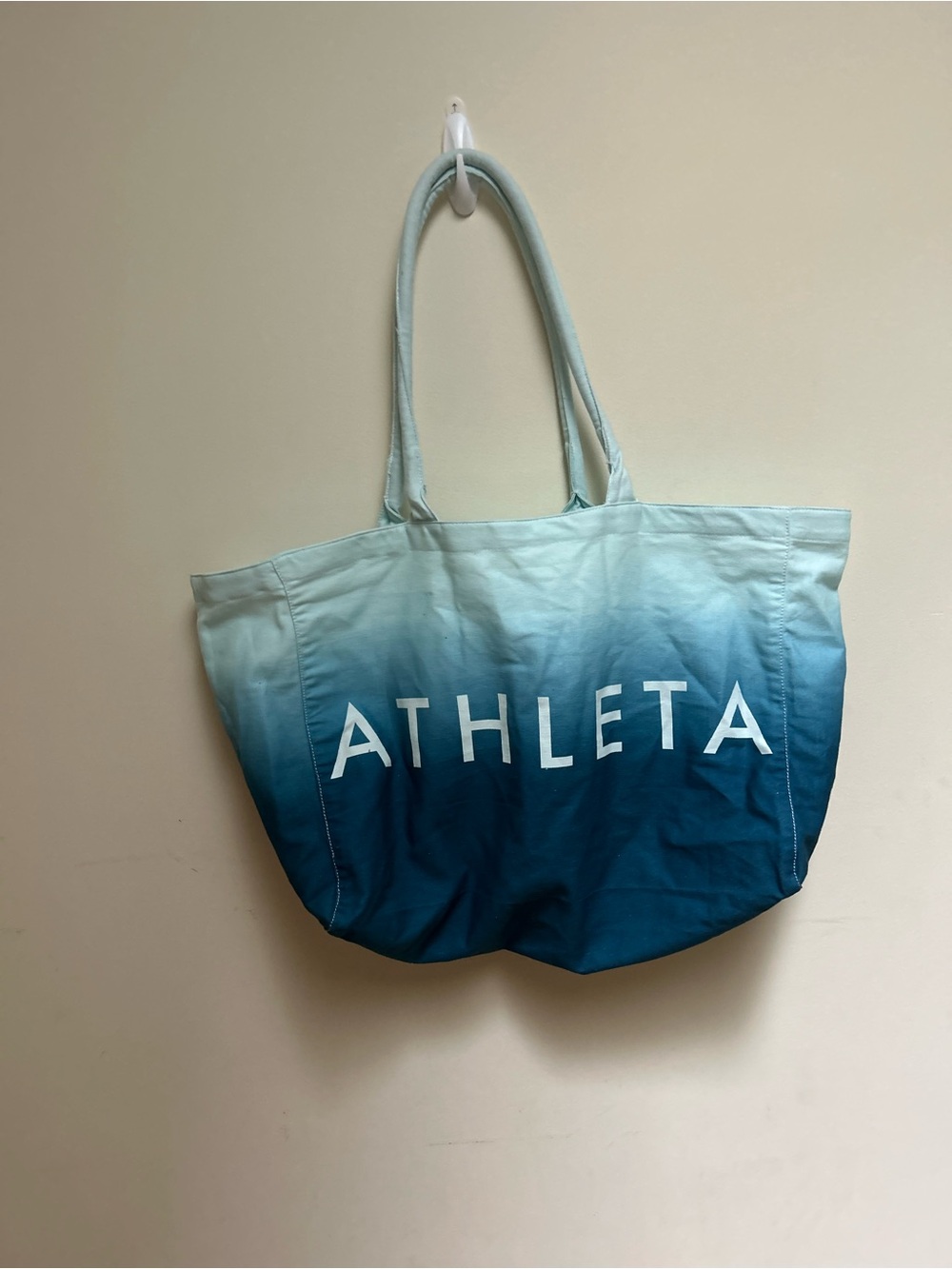 Athleta Ombre Aqua-to-Teal Tote